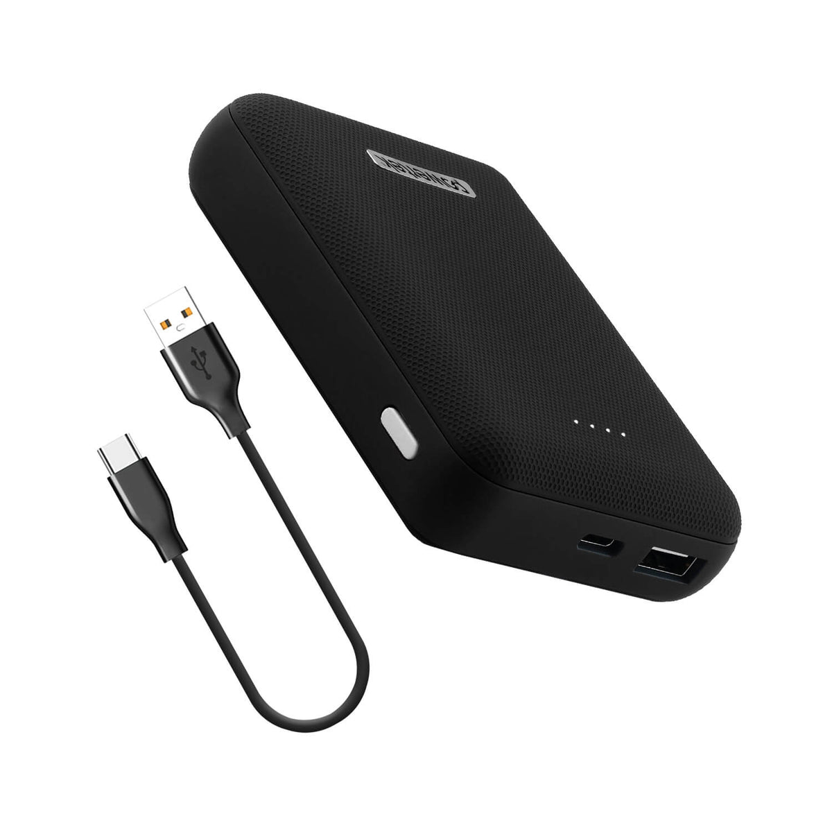Powertek 10,000mAh Compact Power Bank 20W PD Fast Charge USB-C and USB-A