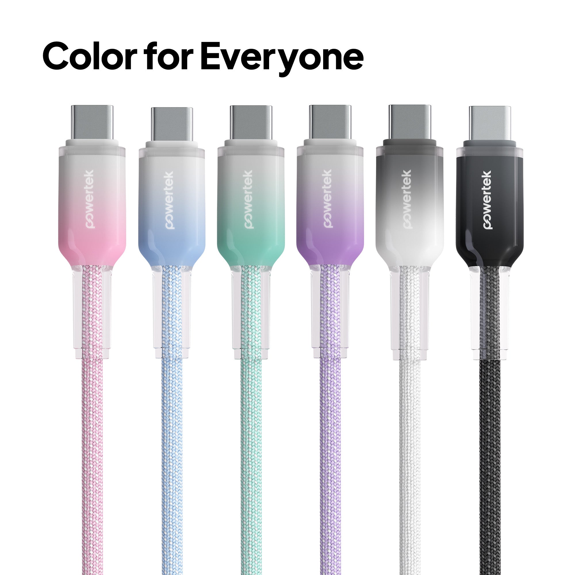 Powertek Frosty 6ft USB-A to USB-C Charging Cable – Liquipel