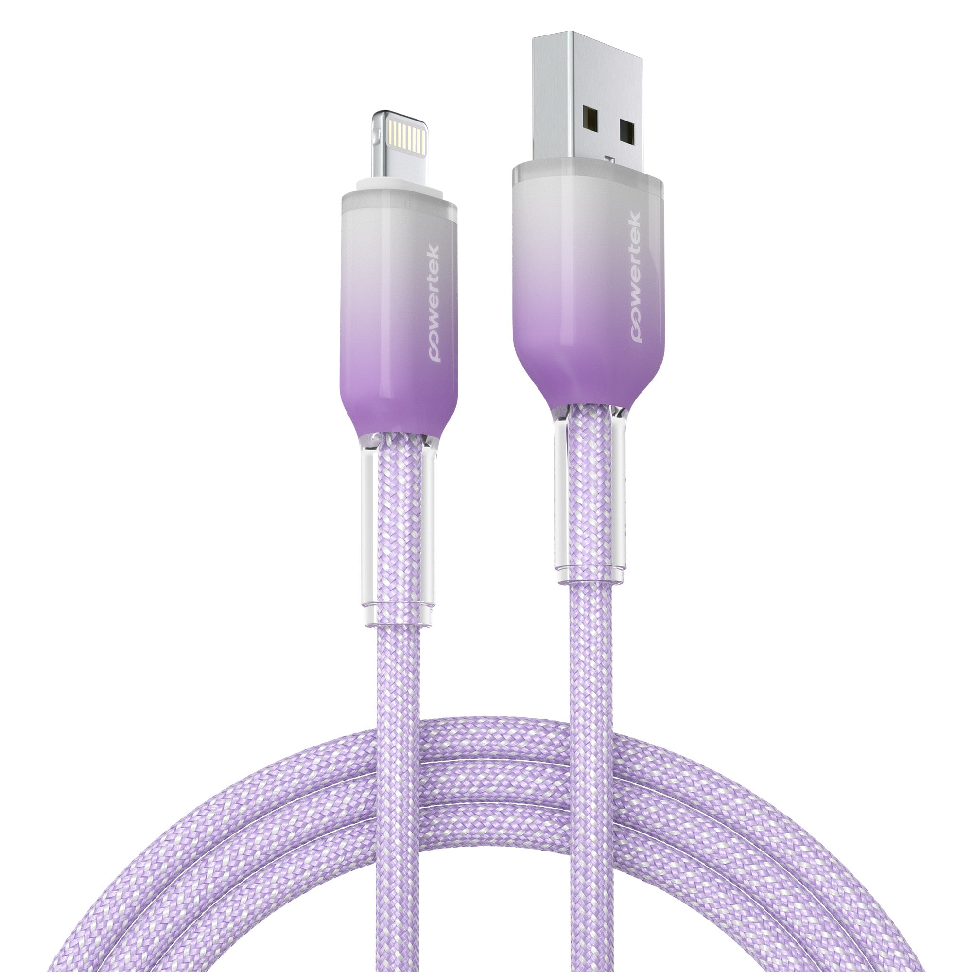 Powertek Frosty 6ft USB-A to Lightning Charging Cable