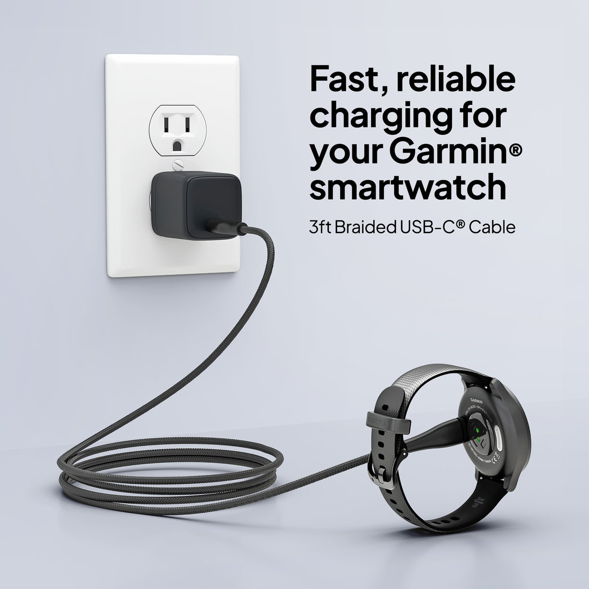 Powertek Garmin Watch Charger