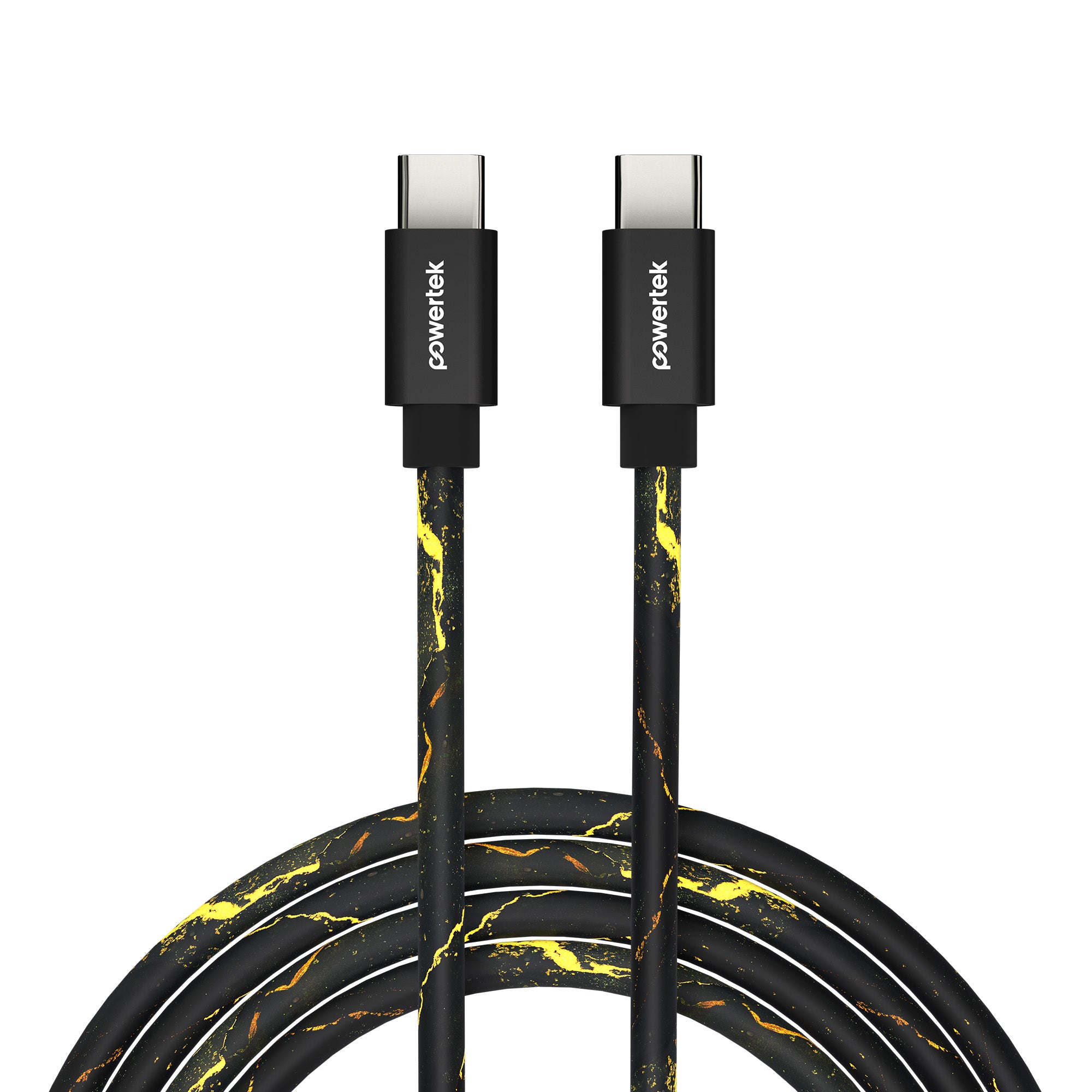 Powertek Marble 6ft USB-C to USB-C Charging Cable
