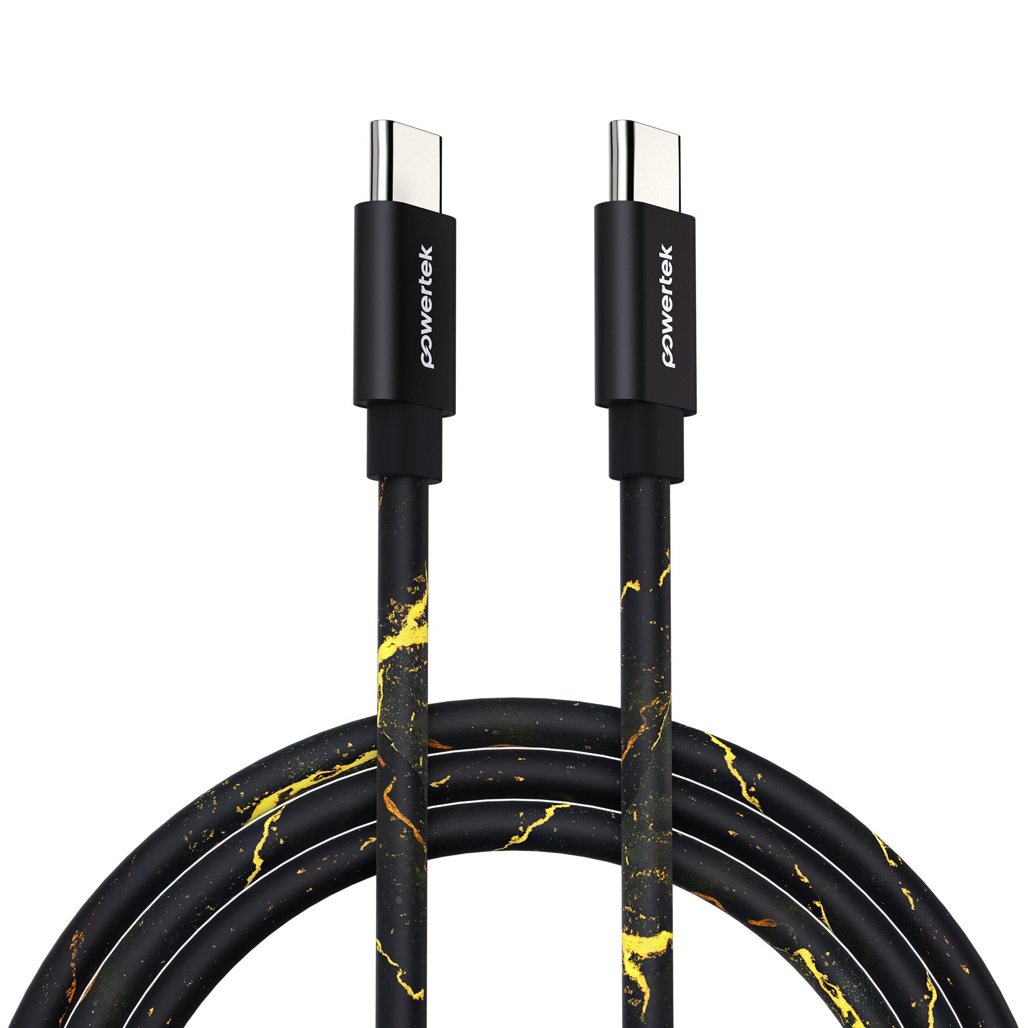 Powertek Marble 6ft USB-C to USB-C Charging Cable