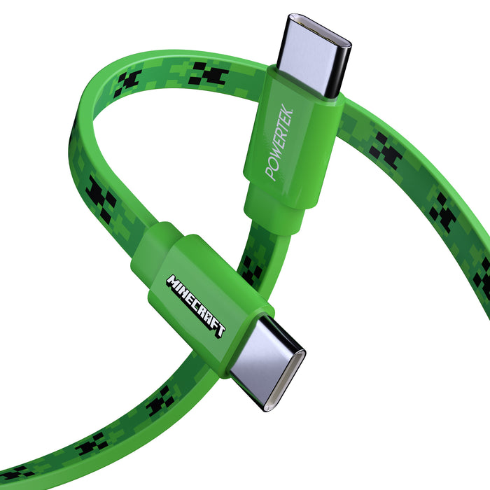 Powertek Minecraft USB-C to USB-C Charging Cable (6ft) – Liquipel