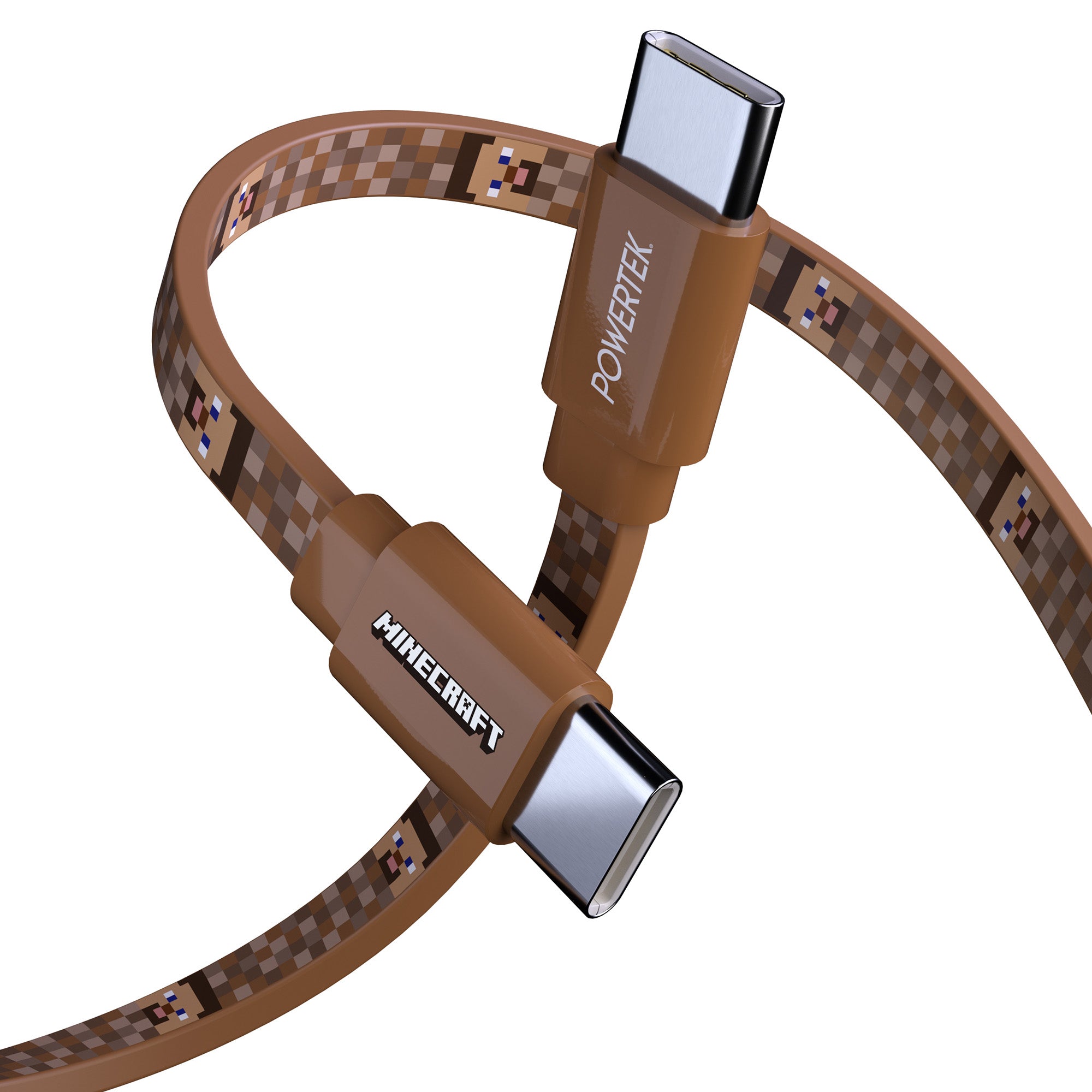 Powertek Minecraft USB-C to USB-C Charging Cable (6ft)