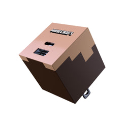 Powertek Minecraft Dual USB-A / USB-C Wall Charger