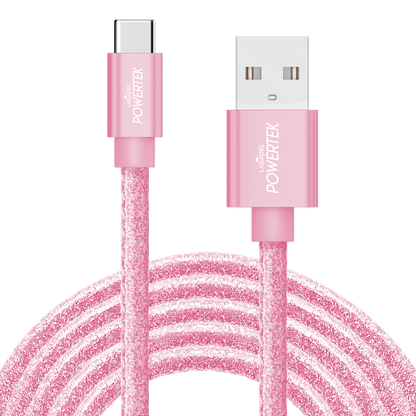 Pastel Glitter Cable (6 ft)